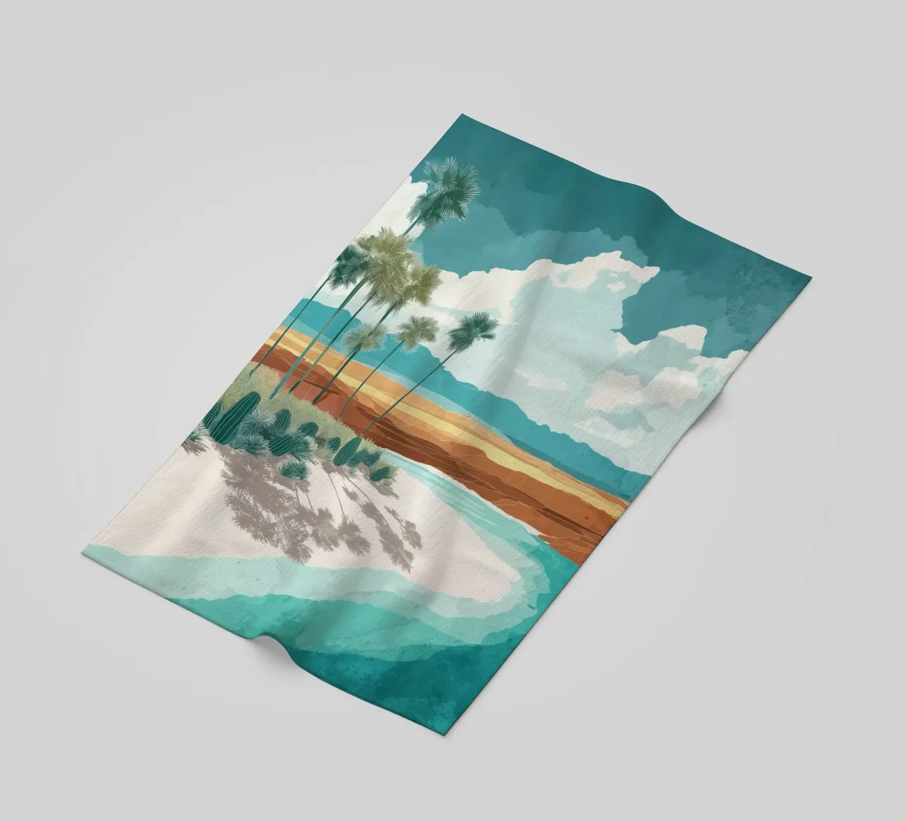 Tropical Mirage – Desert Dreams by the Shore telo mare da Dune