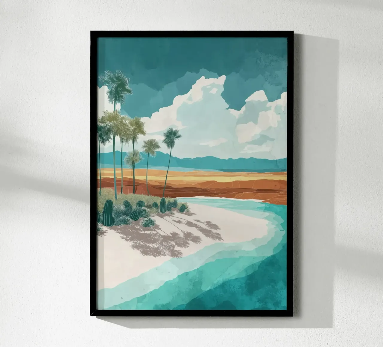 Tropical Mirage – Desert Dreams by the Shore carta hahnemühle da Dune
