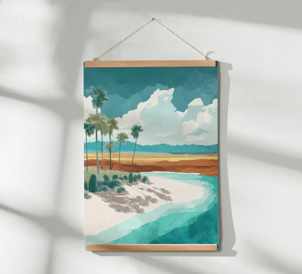 Tropical Mirage – Desert Dreams by the Shore poster da Dune