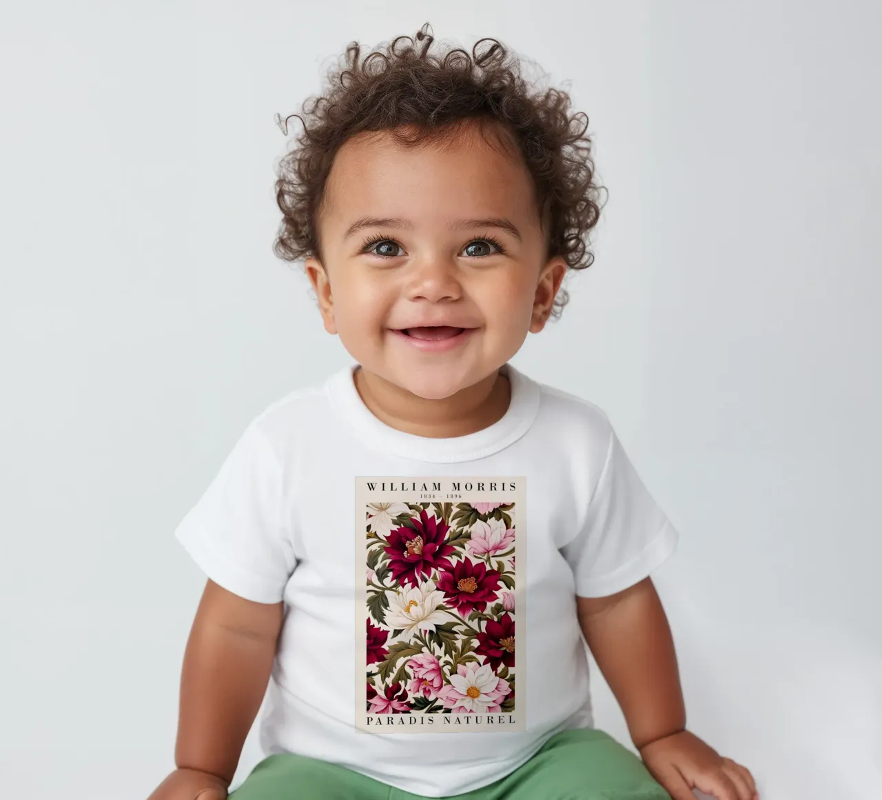 fiori in fiore maglietta neonato da Ropech Shop