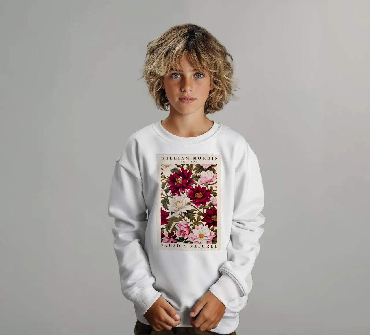 fiori in fiore felpa bambino da Ropech Shop