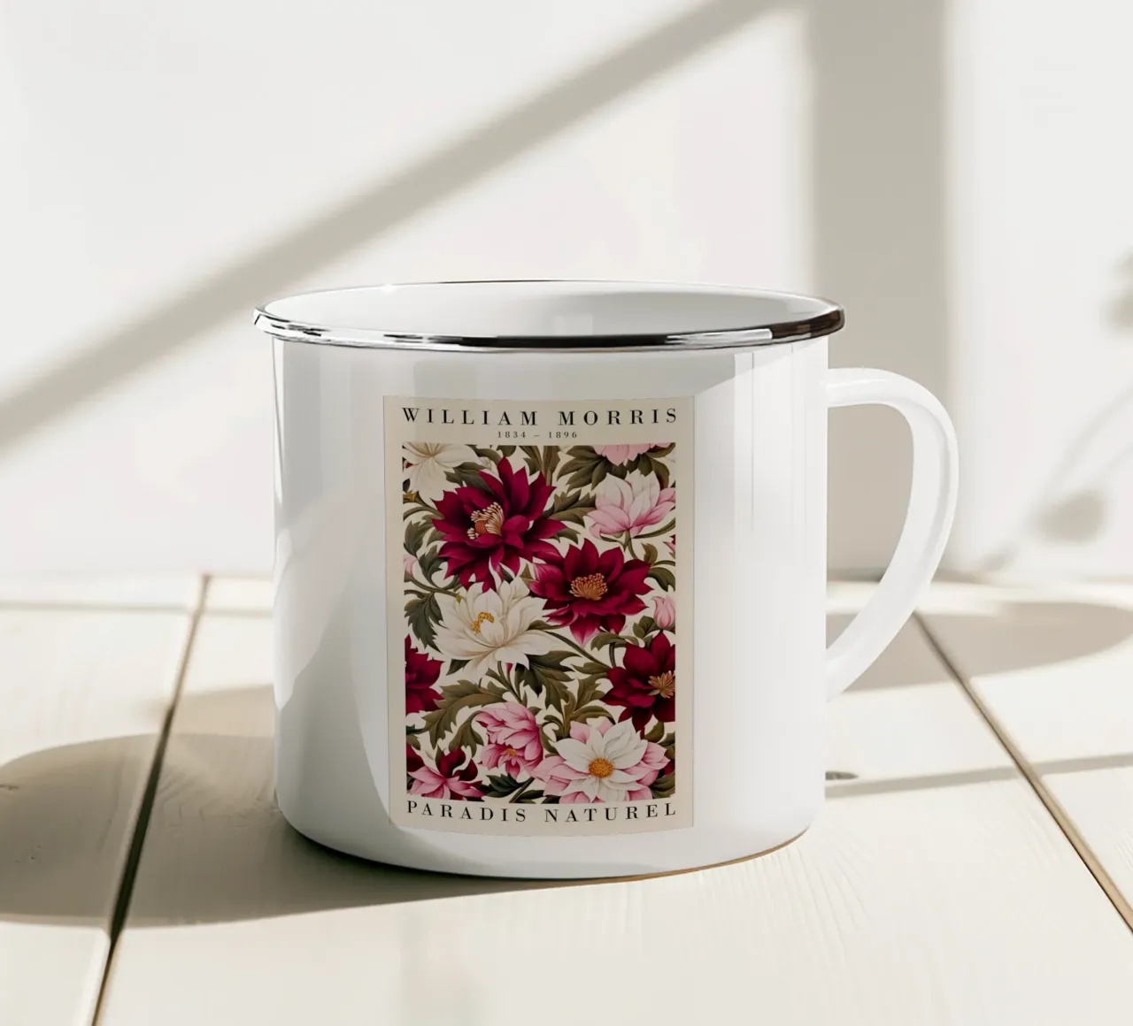 fiori in fiore tazza in smalto da Ropech Shop