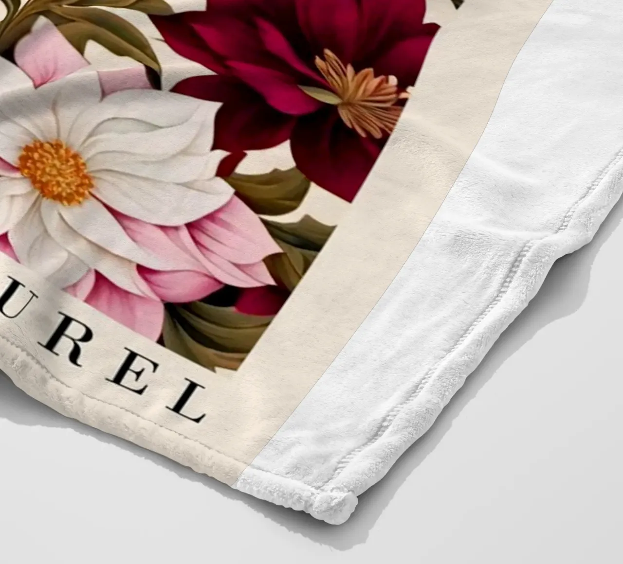 fiori in fiore coperta in pile da Ropech Shop
