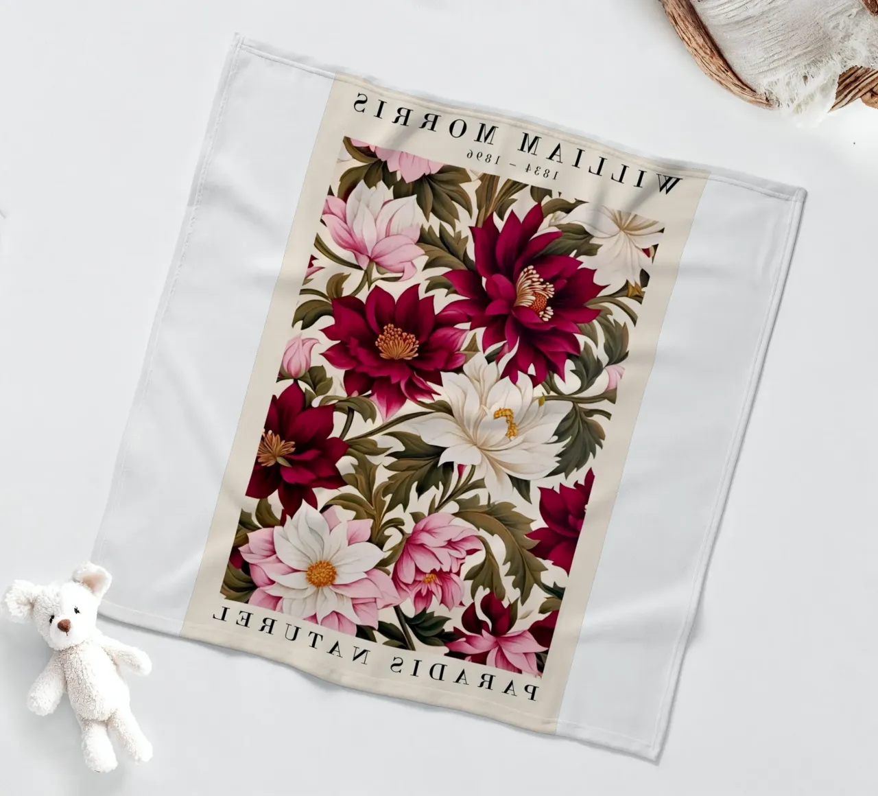 fiori in fiore coperta in pile da Ropech Shop