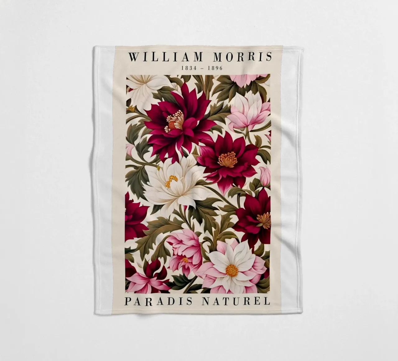 fiori in fiore coperta in pile da Ropech Shop