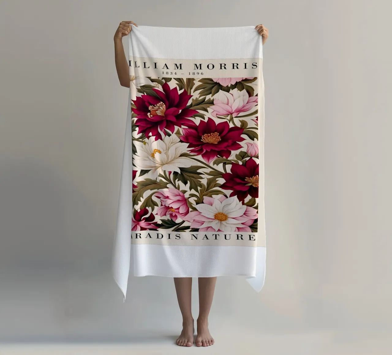 fiori in fiore telo mare da Ropech Shop
