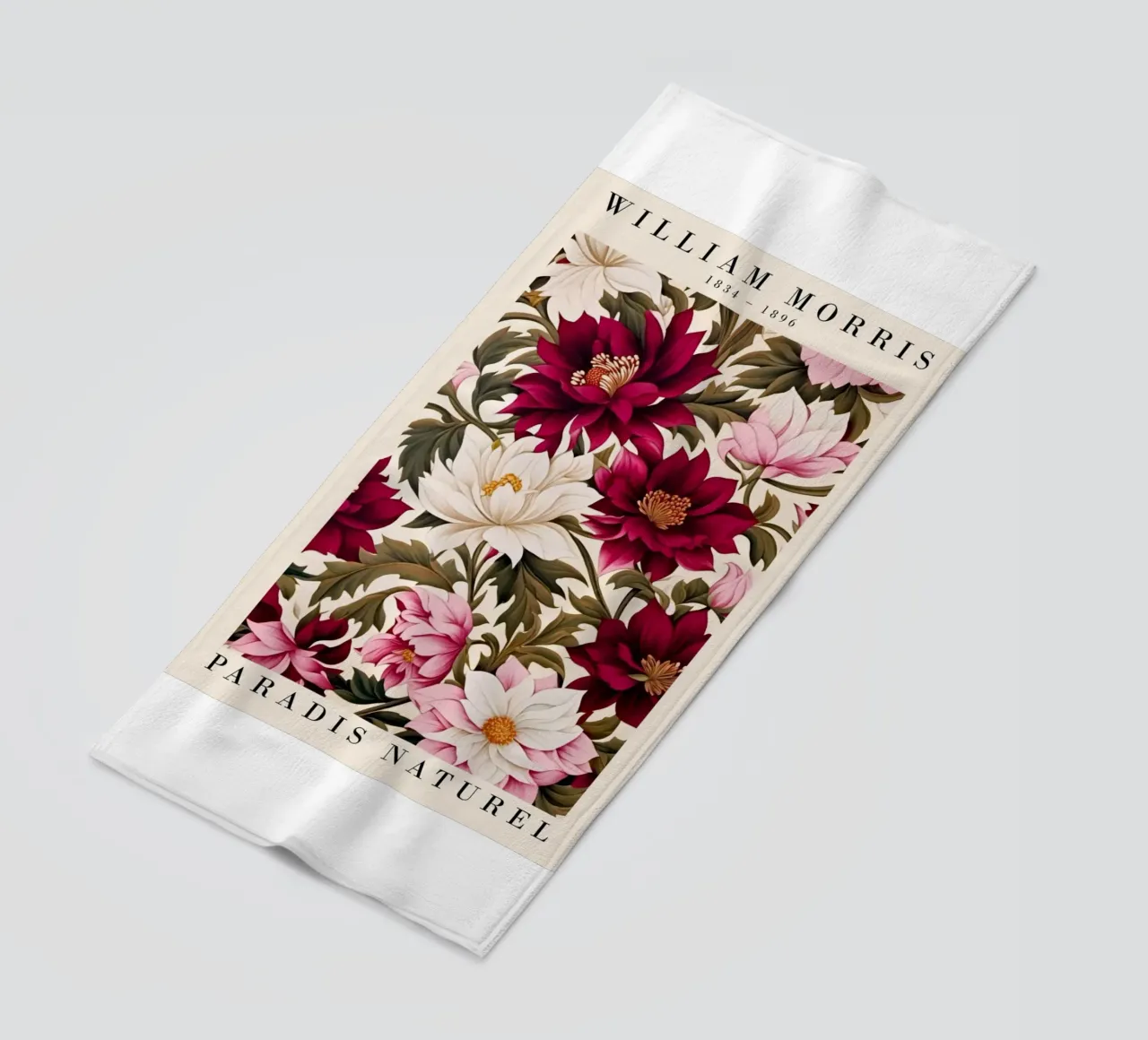 fiori in fiore telo mare da Ropech Shop