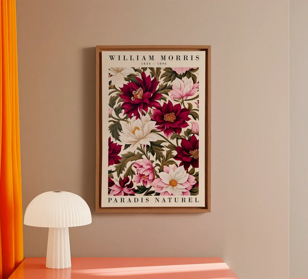 fiori in fiore tela con Cornice a cassetta da Ropech Shop