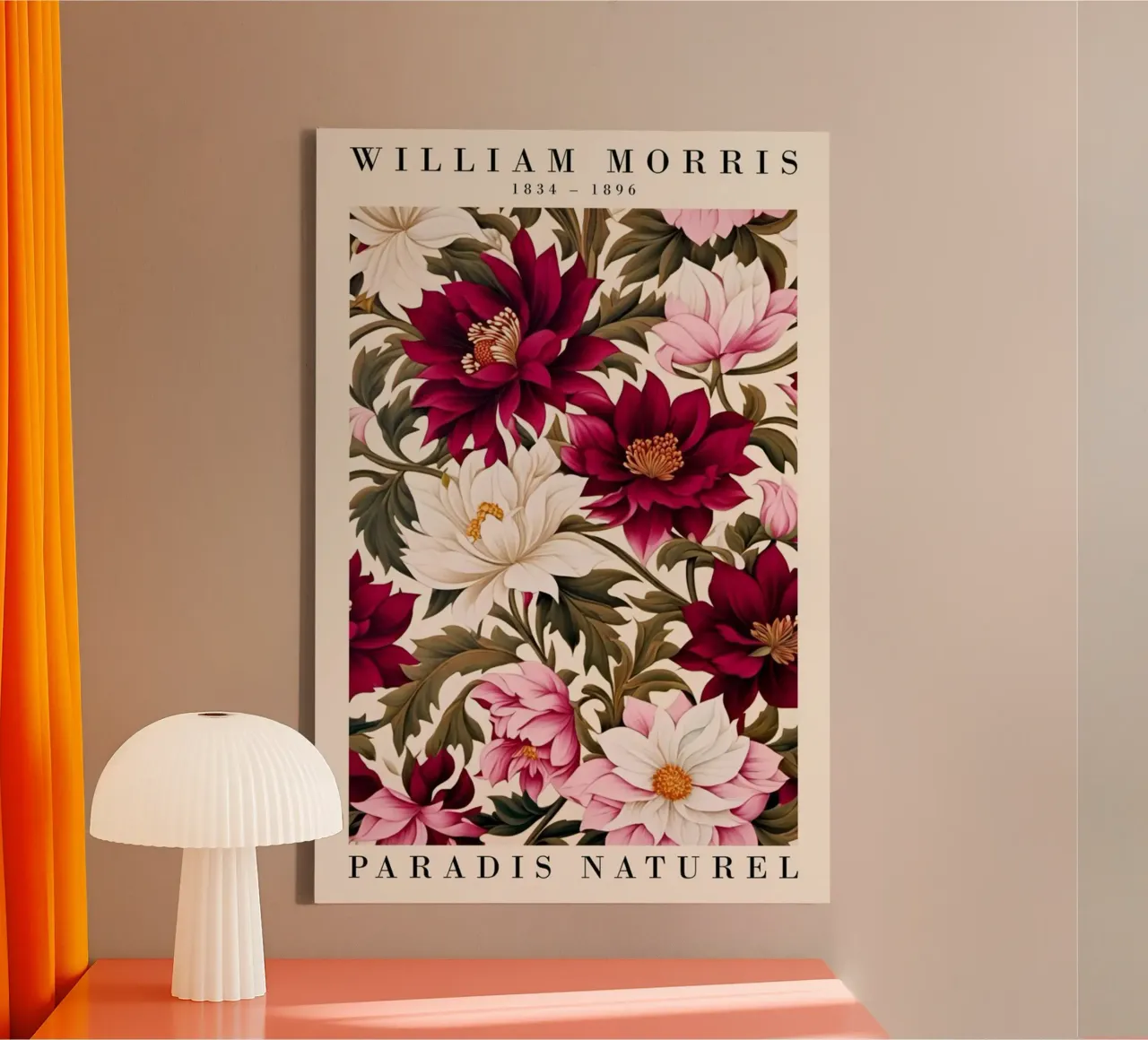 fiori in fiore tela con Cornice a cassetta da Ropech Shop