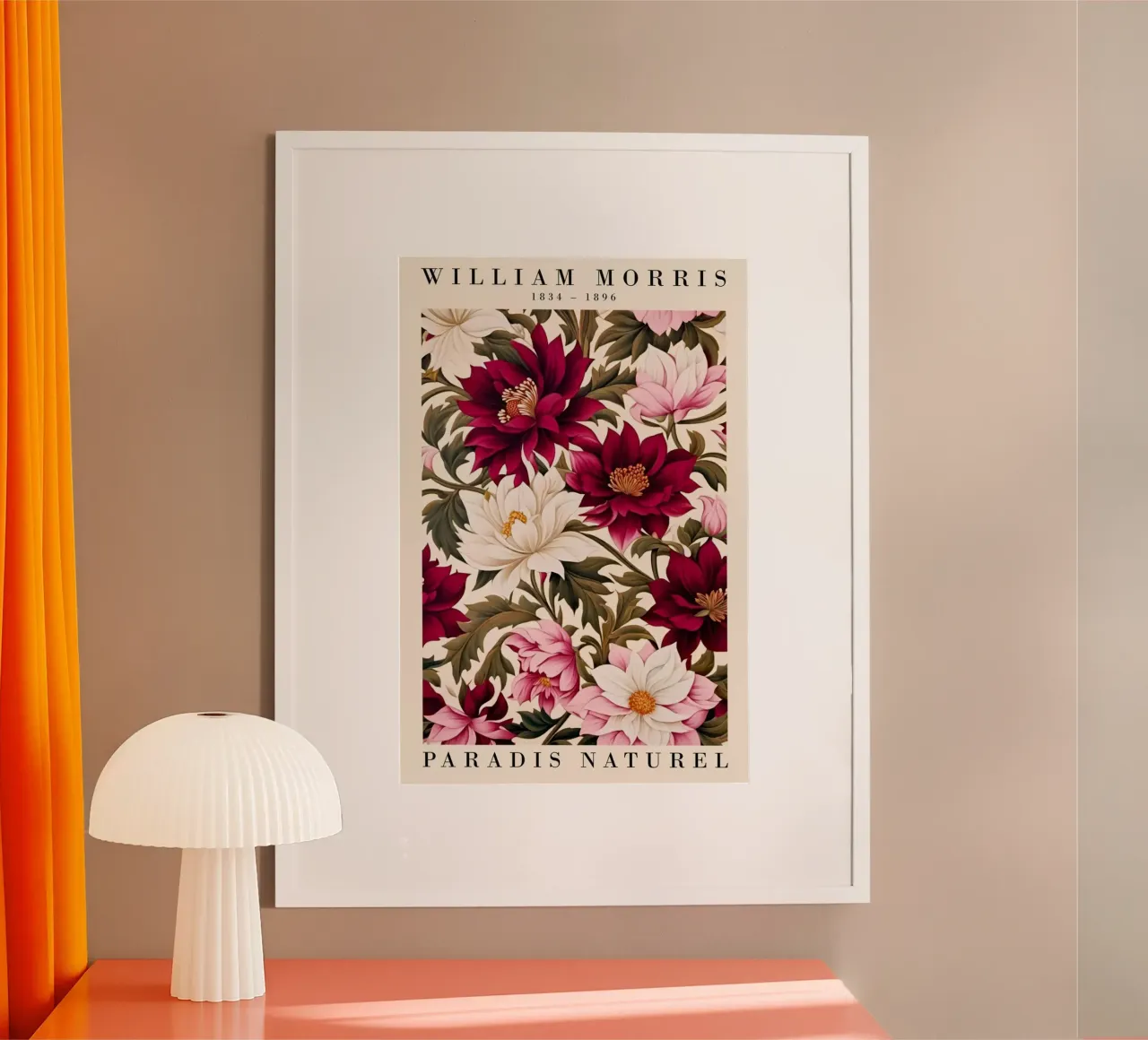 fiori in fiore poster con telaio in plastica da Ropech Shop