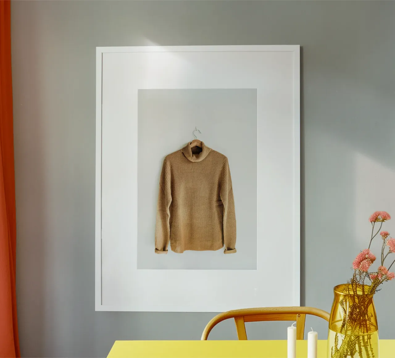 Bagliore invernale poster con telaio in plastica da StillVibe Home