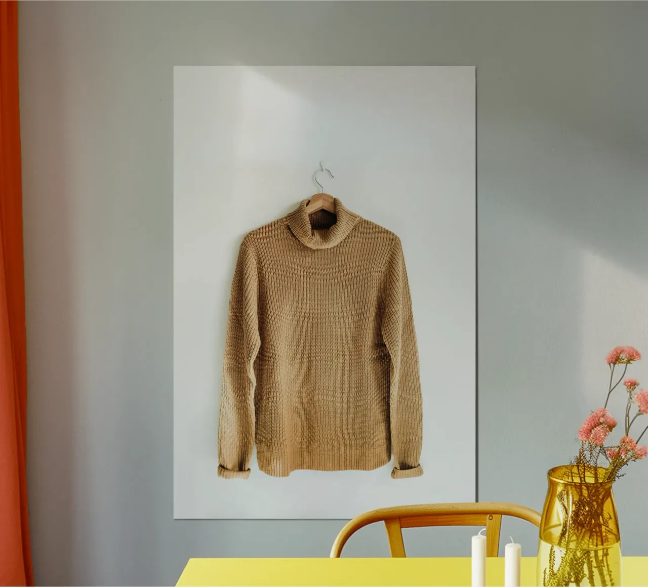 Bagliore invernale poster con telaio in plastica da StillVibe Home