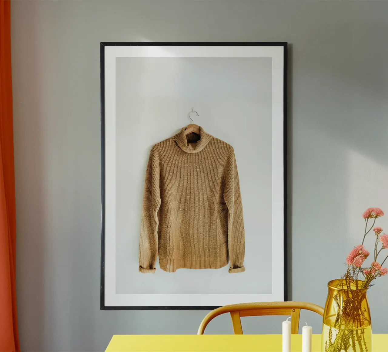 Bagliore invernale poster con telaio in plastica da StillVibe Home