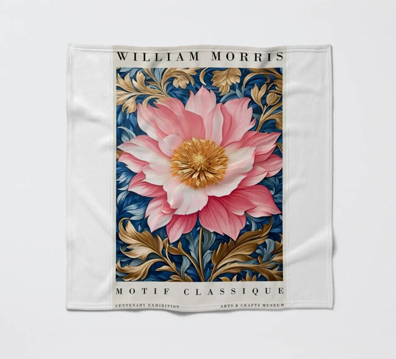 peonie in fiore coperta in pile da Ropech Shop