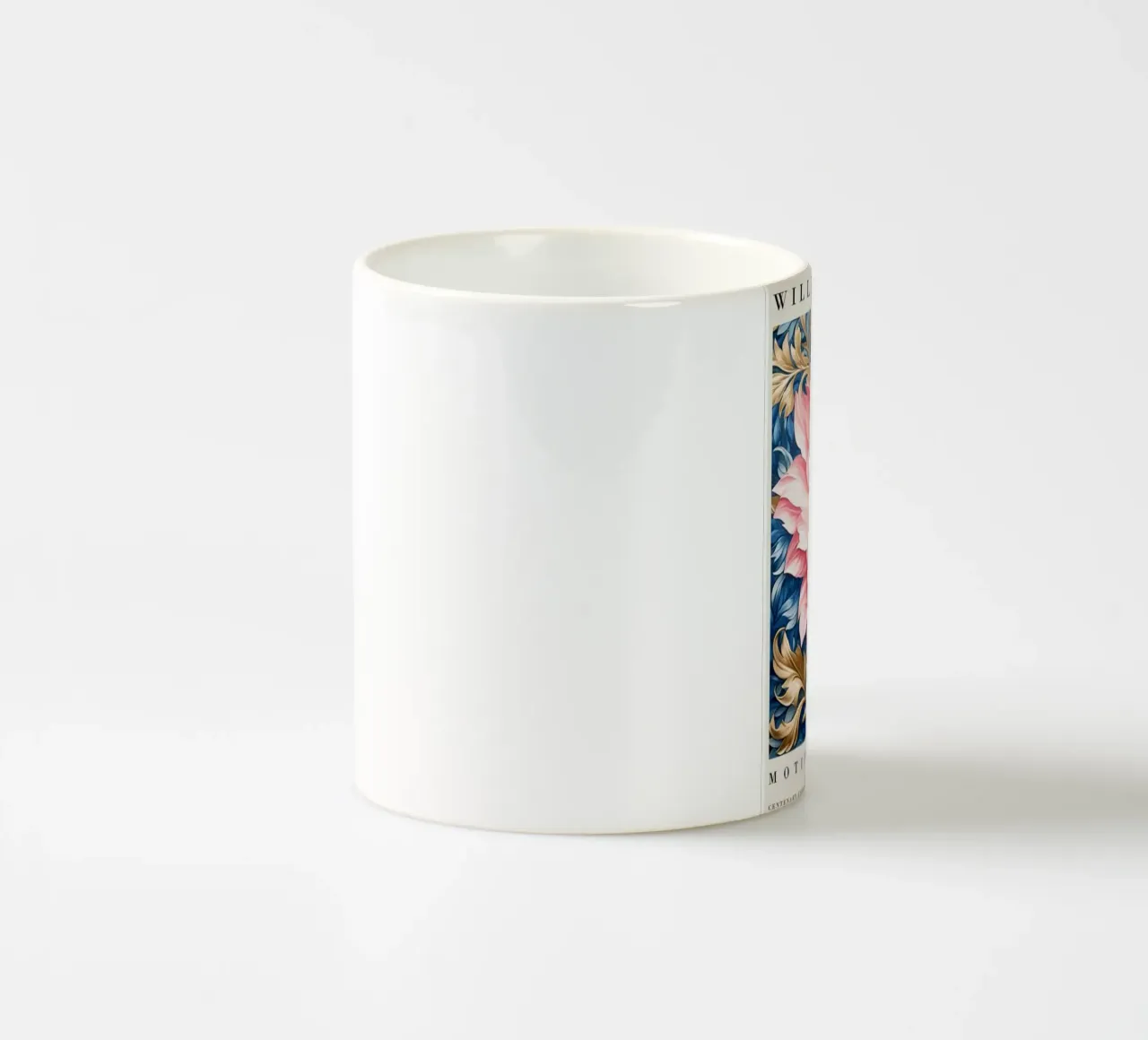 peonie in fiore tazza in ceramica da Ropech Shop