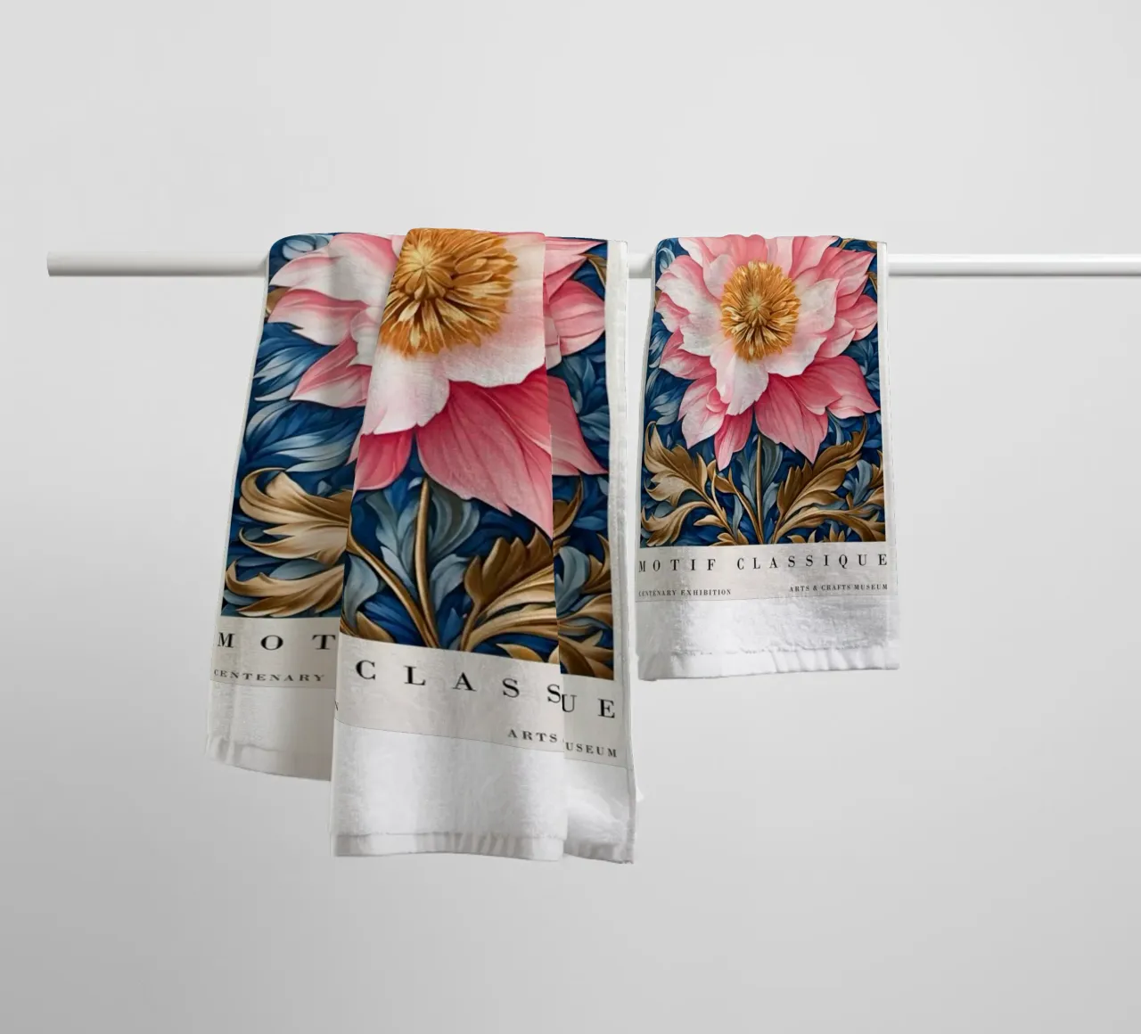 peonie in fiore asciugamano da bagno da Ropech Shop