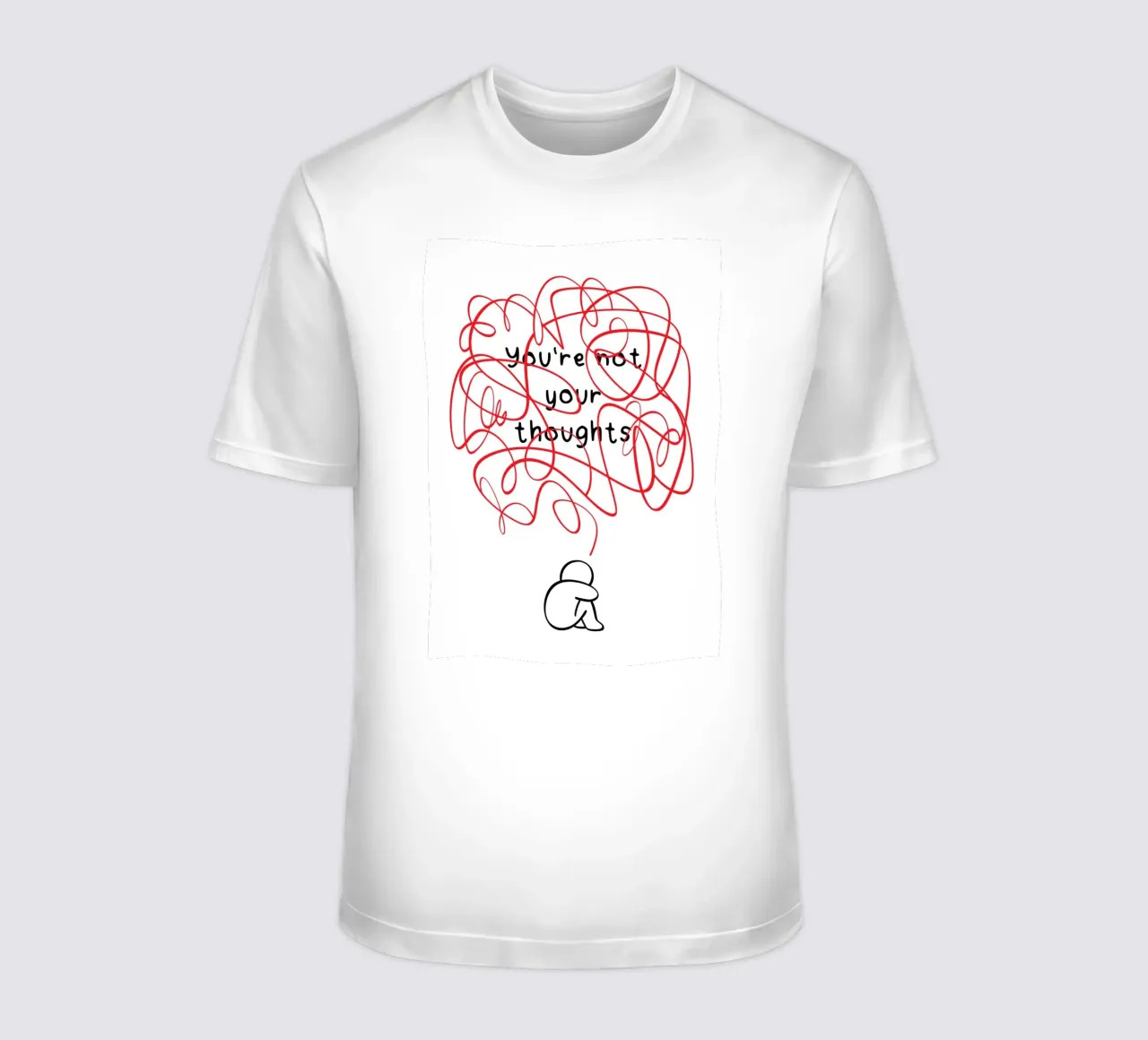 You're Not Your Thoughts t-shirt da nabakumov