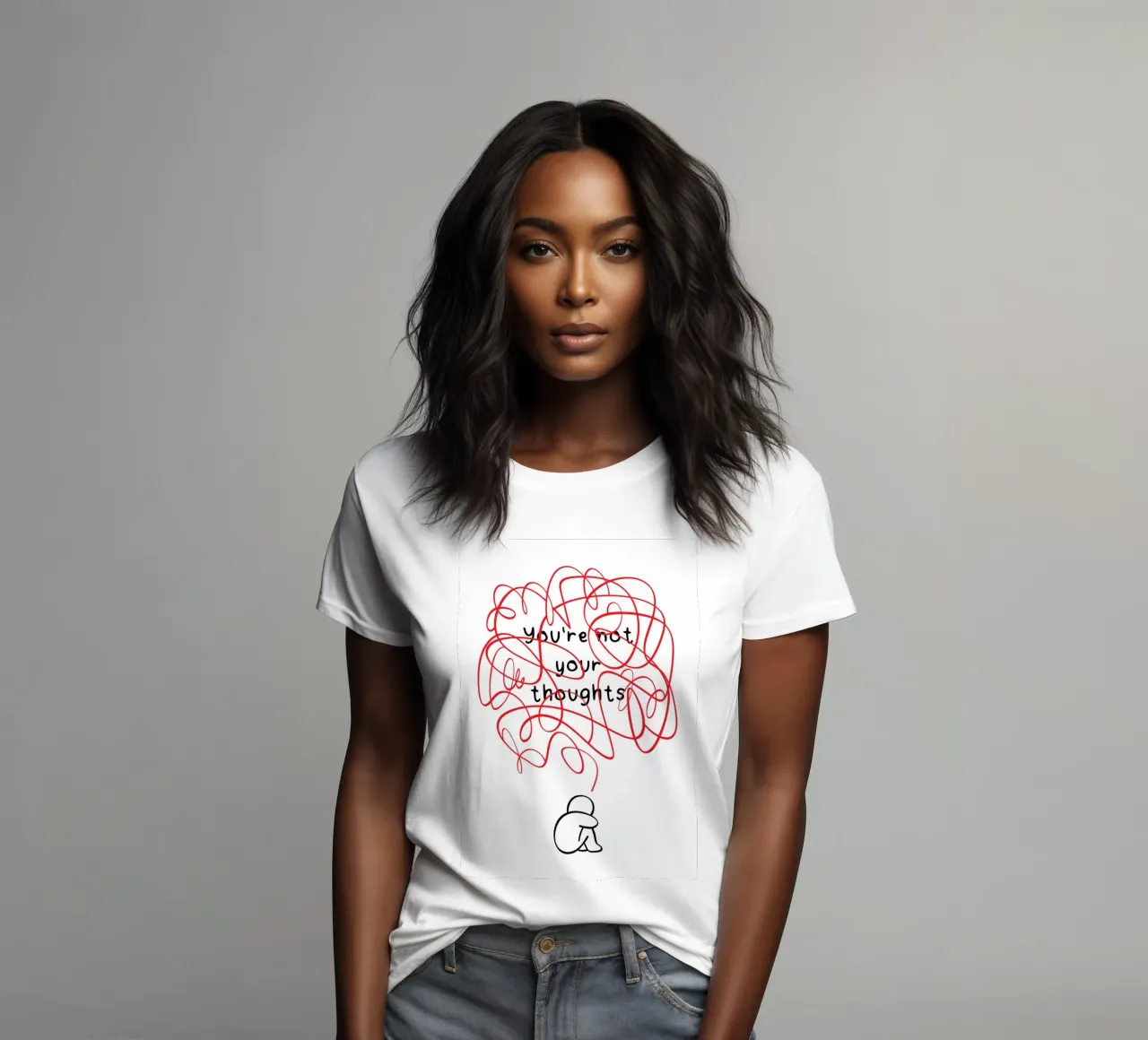You're Not Your Thoughts t-shirt da donna da nabakumov