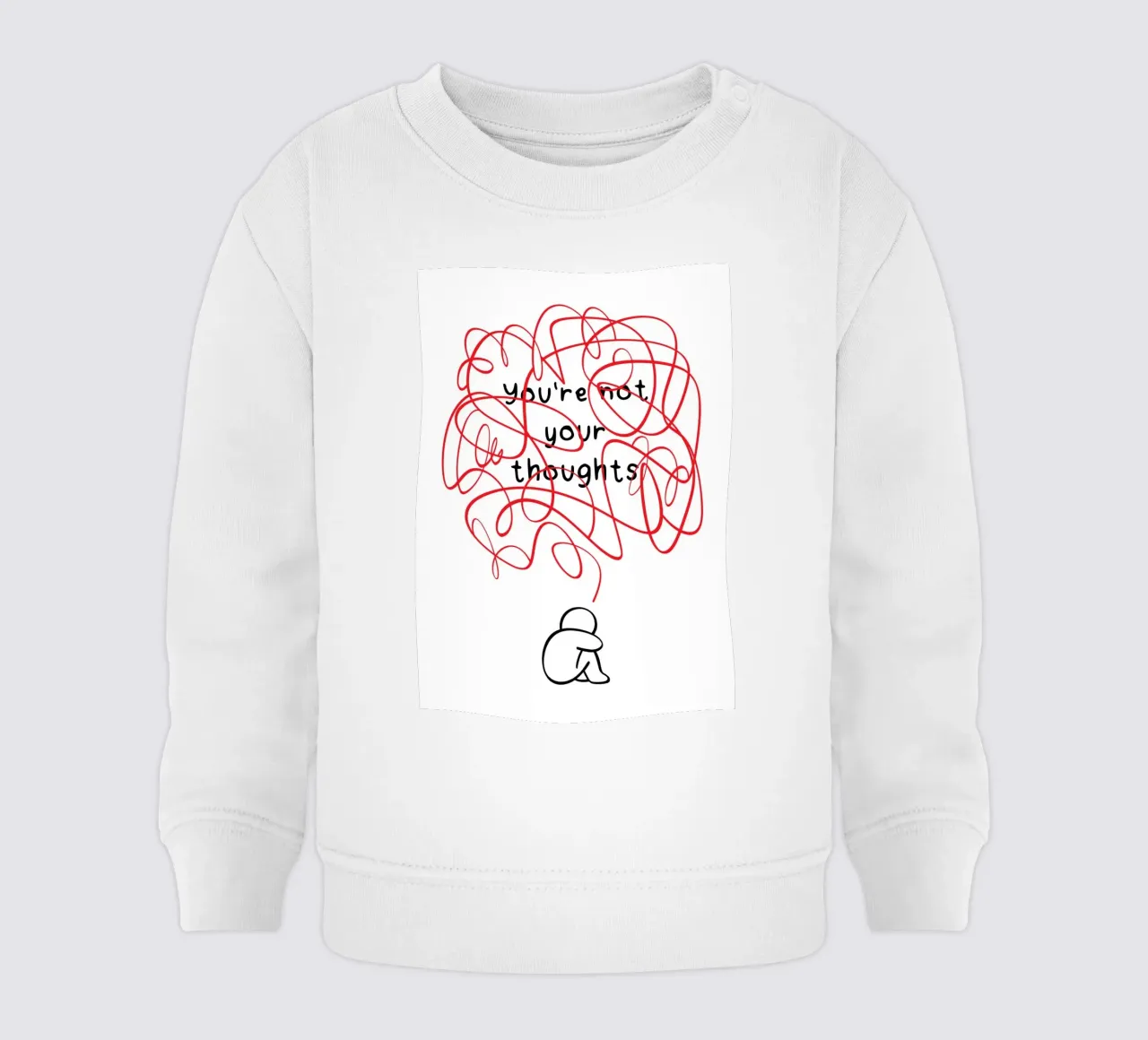 You're Not Your Thoughts felpa neonato da nabakumov