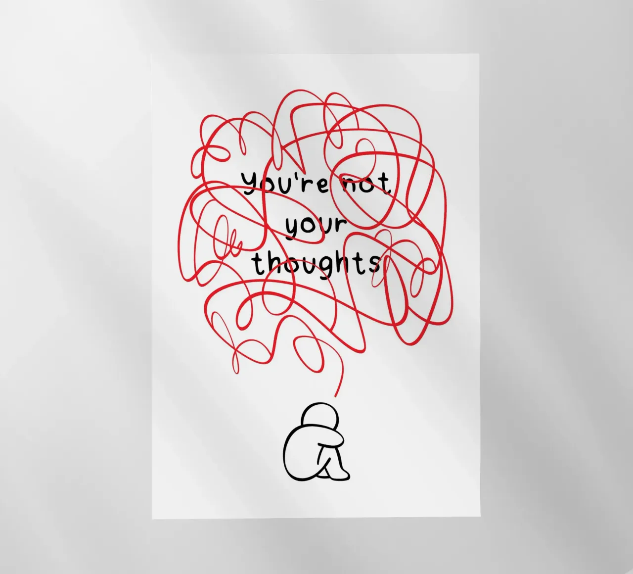 You're Not Your Thoughts pellicola backlit da nabakumov