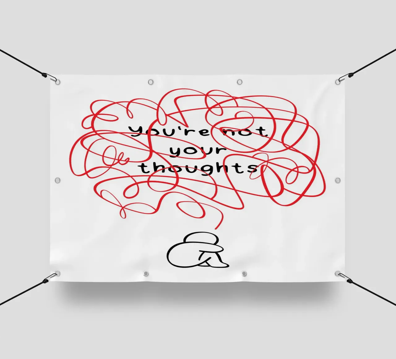 You're Not Your Thoughts telo in pvc da nabakumov