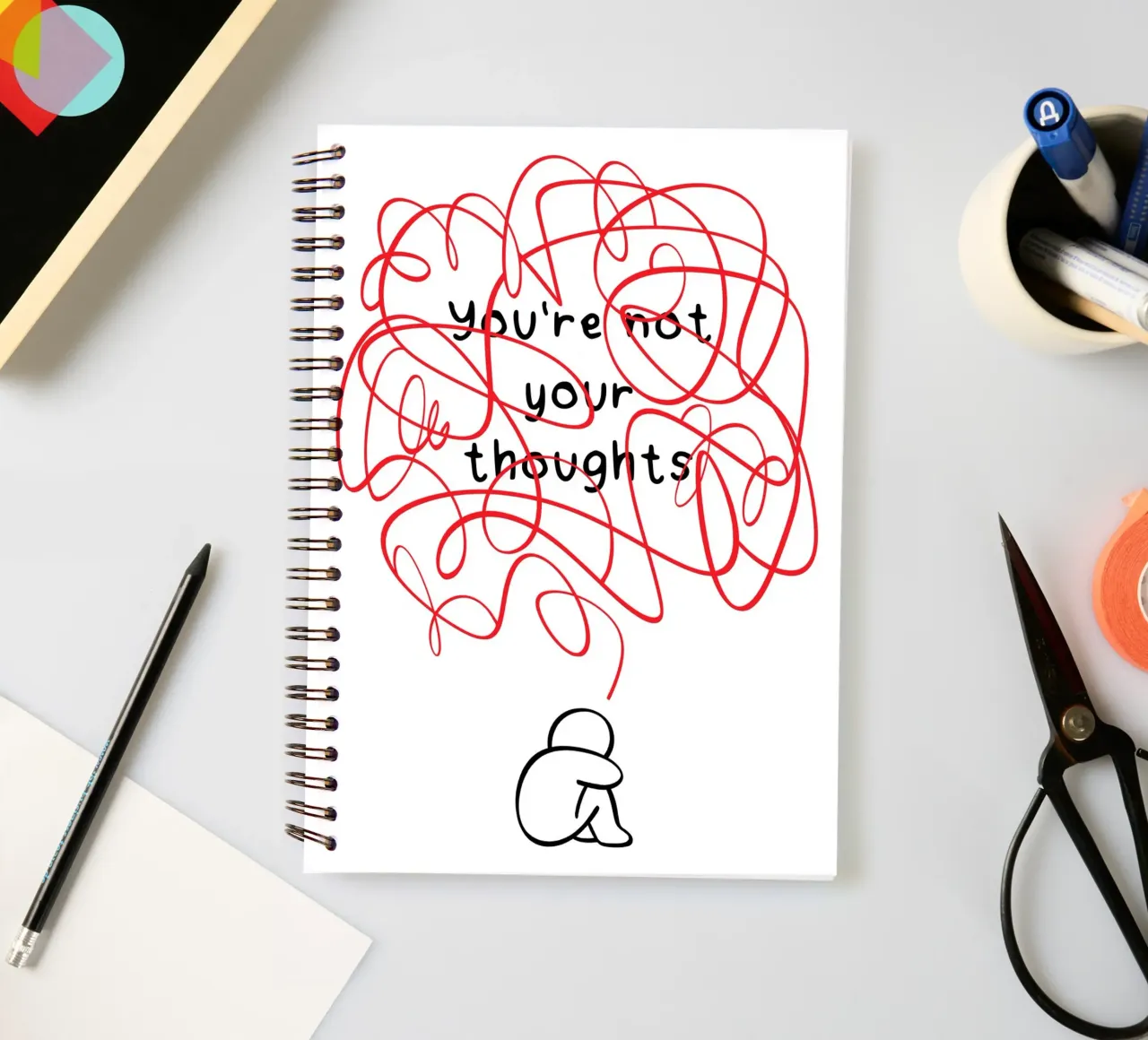 You're Not Your Thoughts diario ad anelli da nabakumov