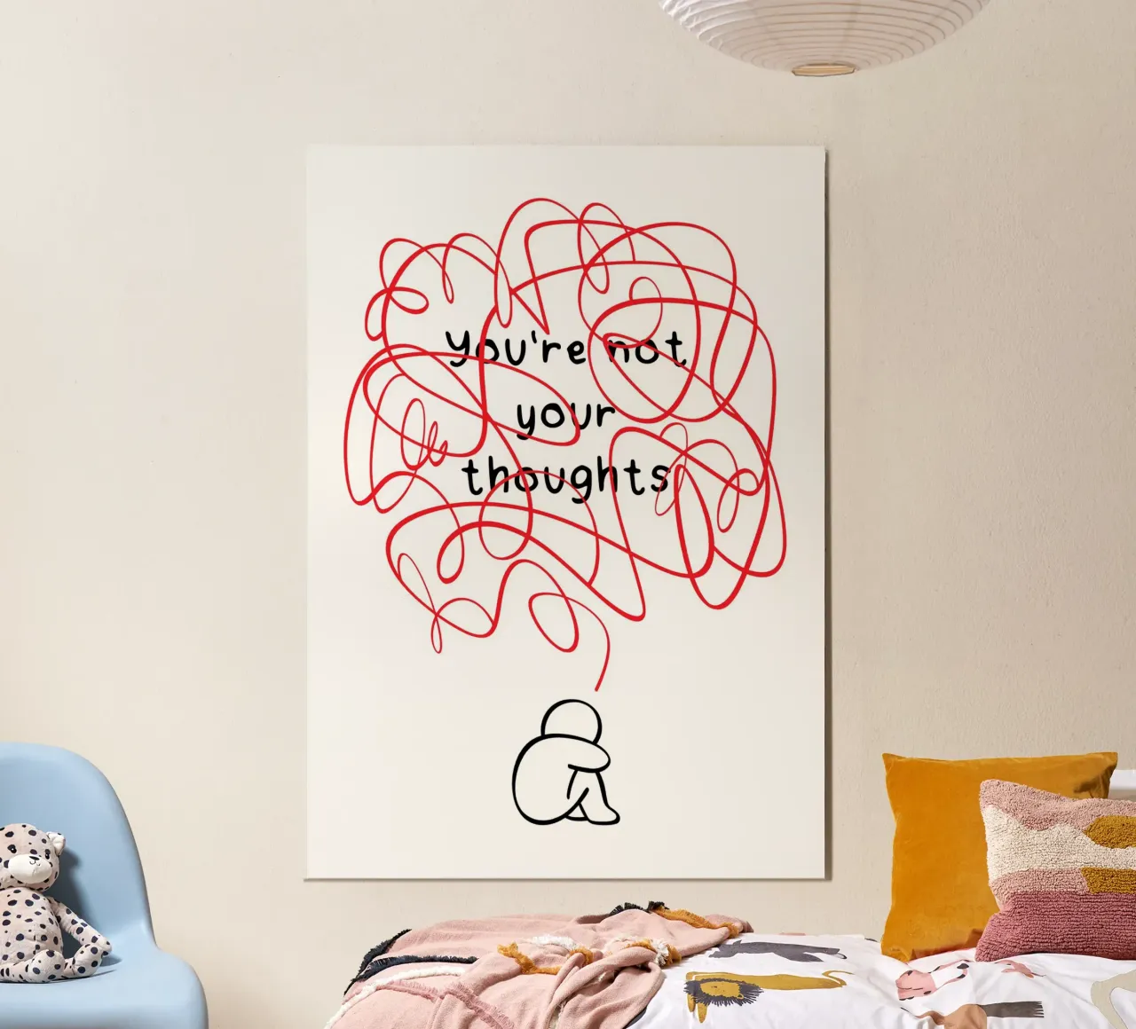 You're Not Your Thoughts poster da nabakumov