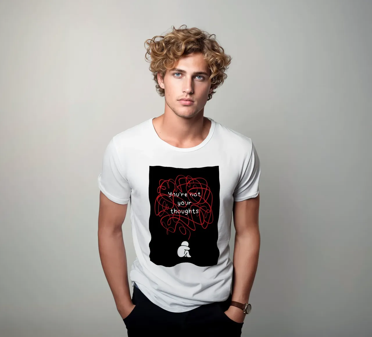 You're Not Your Thoughts t-shirt da nabakumov