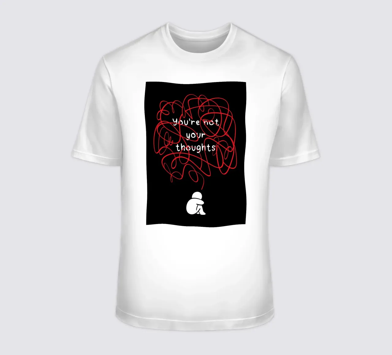 You're Not Your Thoughts t-shirt da nabakumov