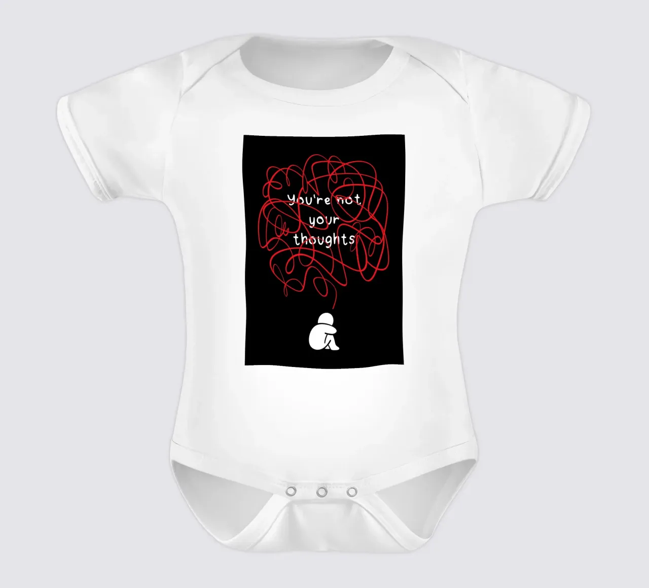 You're Not Your Thoughts body neonato maniche corte da nabakumov