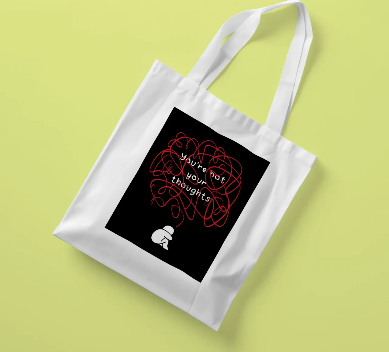 You're Not Your Thoughts borsa in juta da nabakumov