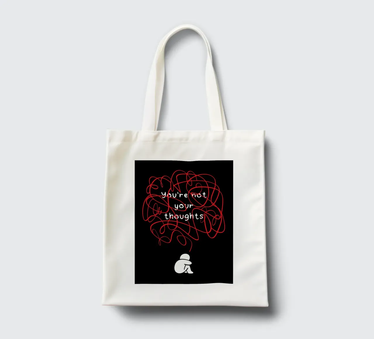 You're Not Your Thoughts borsa in juta da nabakumov