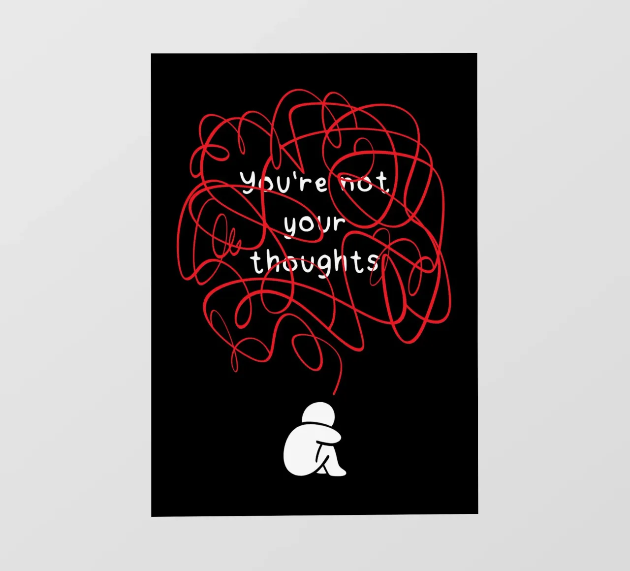 You're Not Your Thoughts pellicola backlit da nabakumov