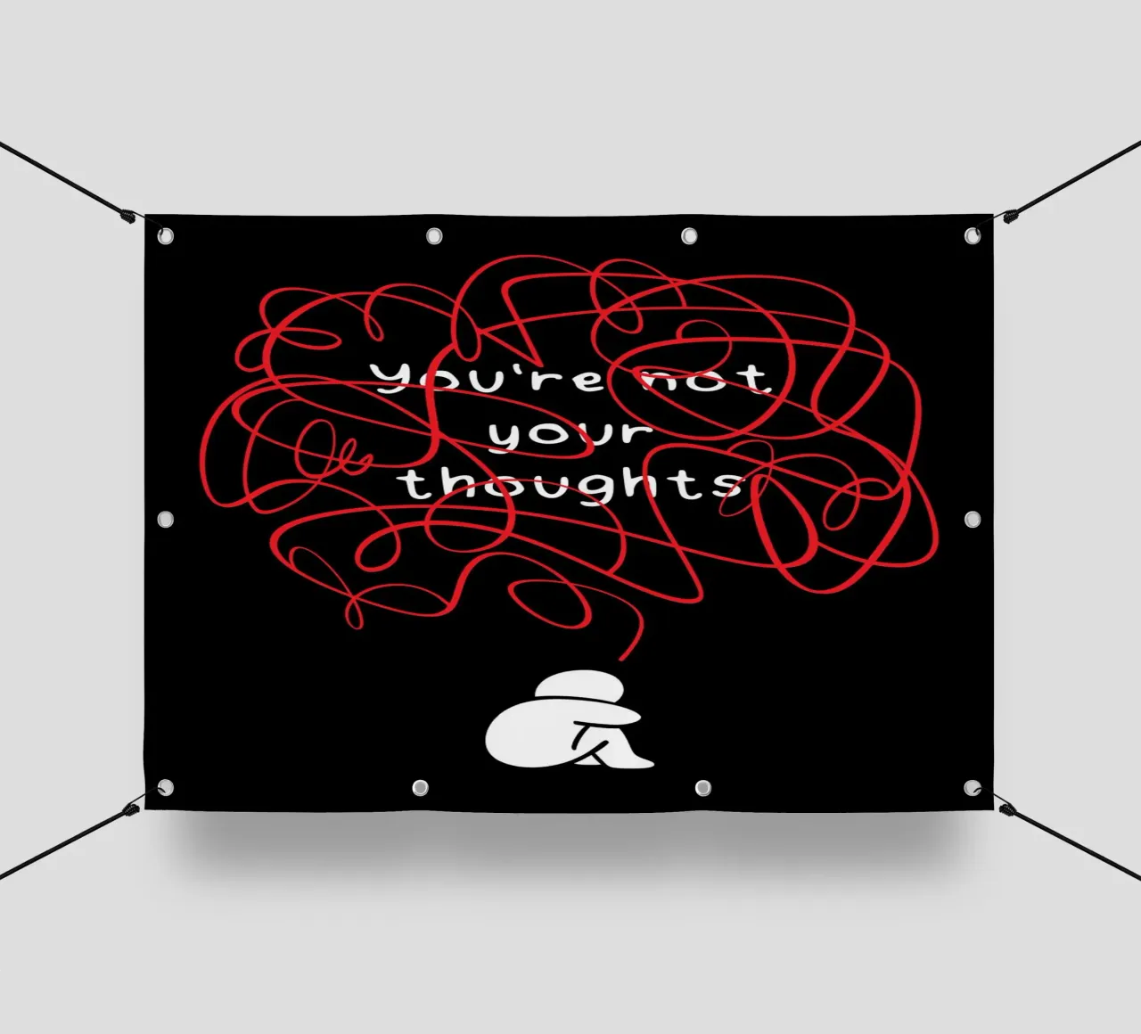 You're Not Your Thoughts telo in pvc da nabakumov