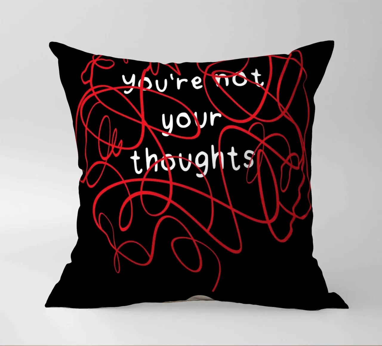 You're Not Your Thoughts cuscino da nabakumov