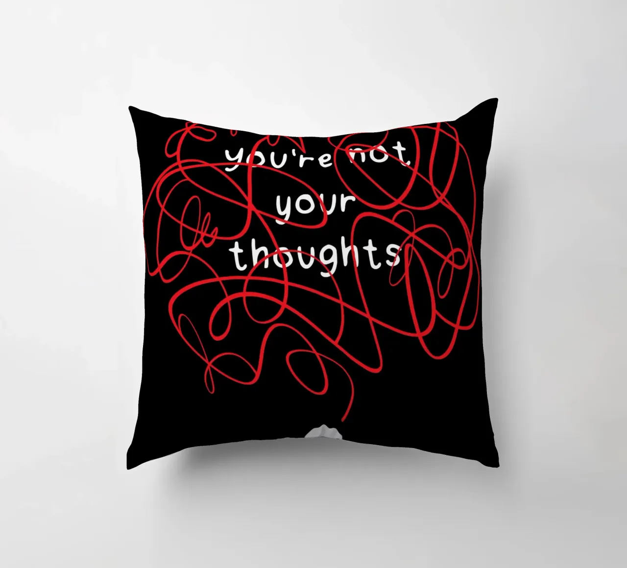 You're Not Your Thoughts cuscino da nabakumov