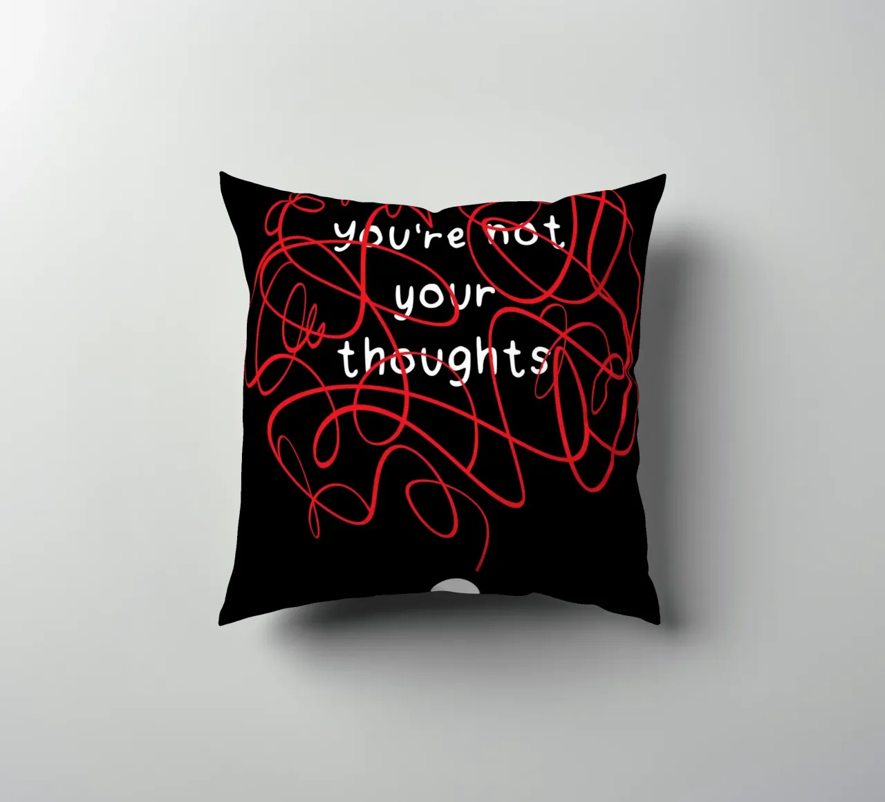 You're Not Your Thoughts cuscino da nabakumov