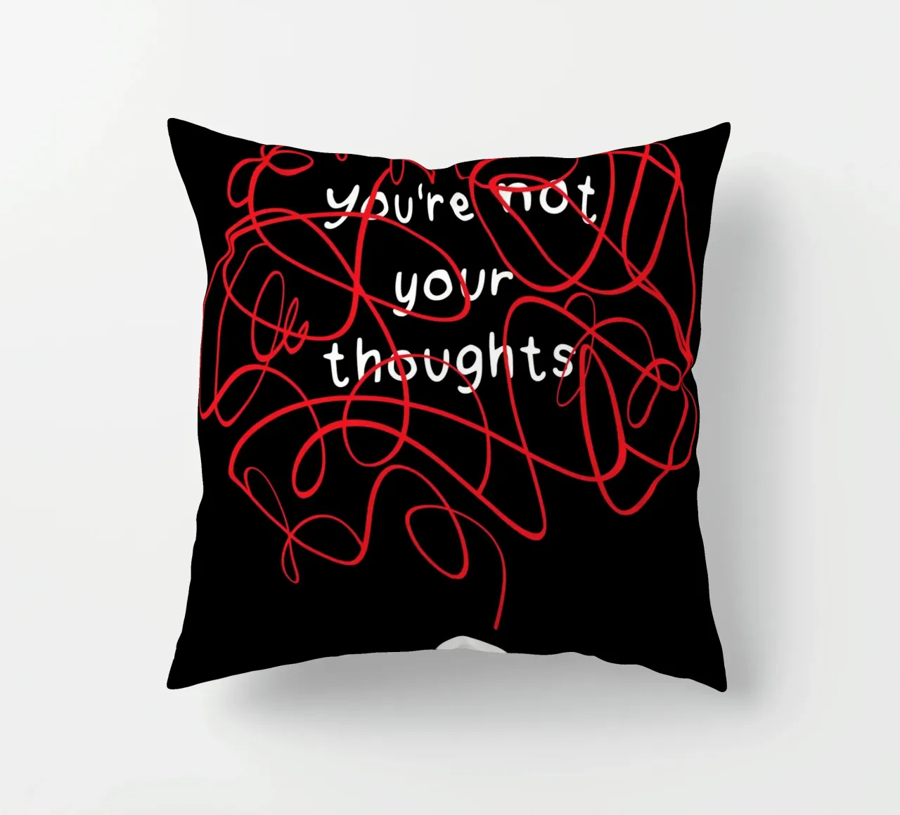 You're Not Your Thoughts cuscino da nabakumov