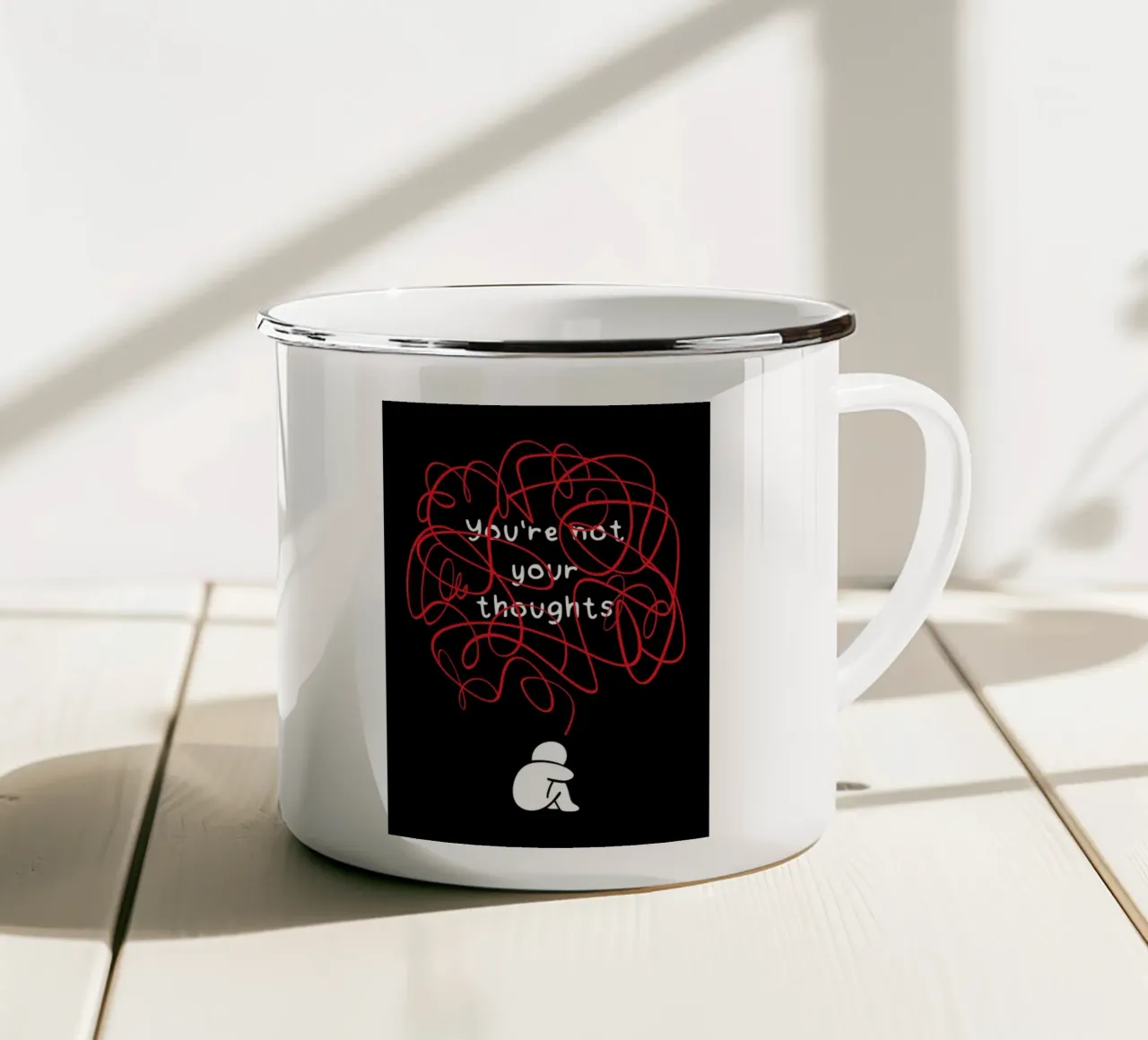 You're Not Your Thoughts tazza in smalto da nabakumov