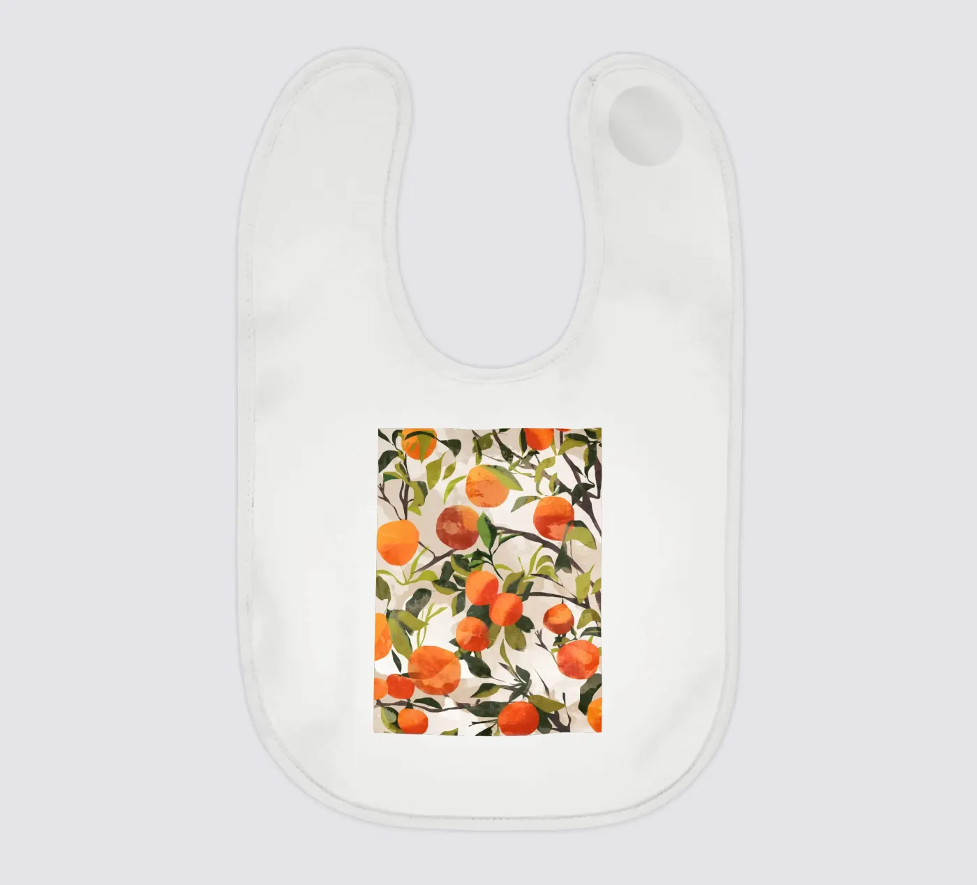 Orangen Babylätzchen von ThingDesign