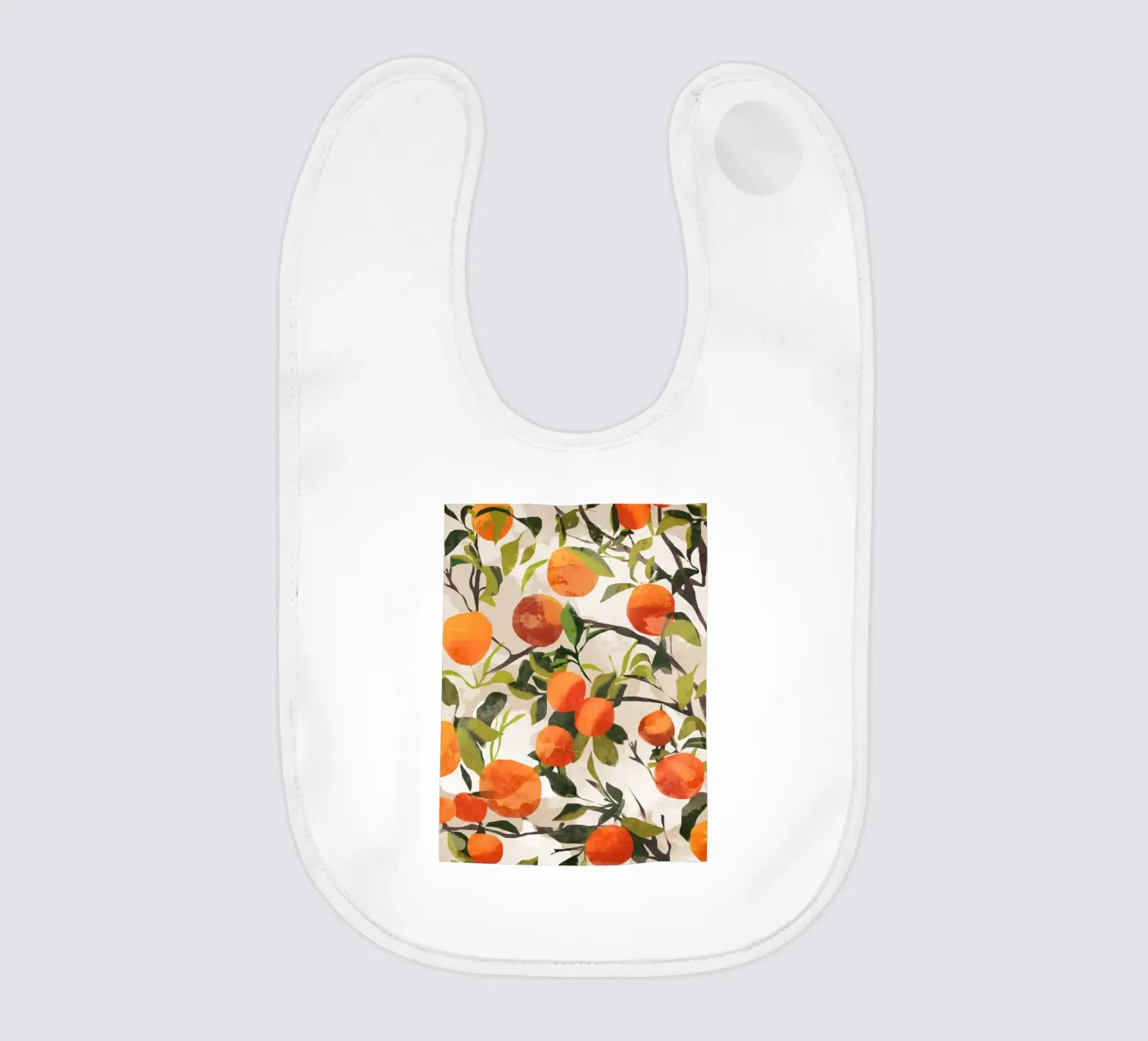 Orangen Babylätzchen von ThingDesign