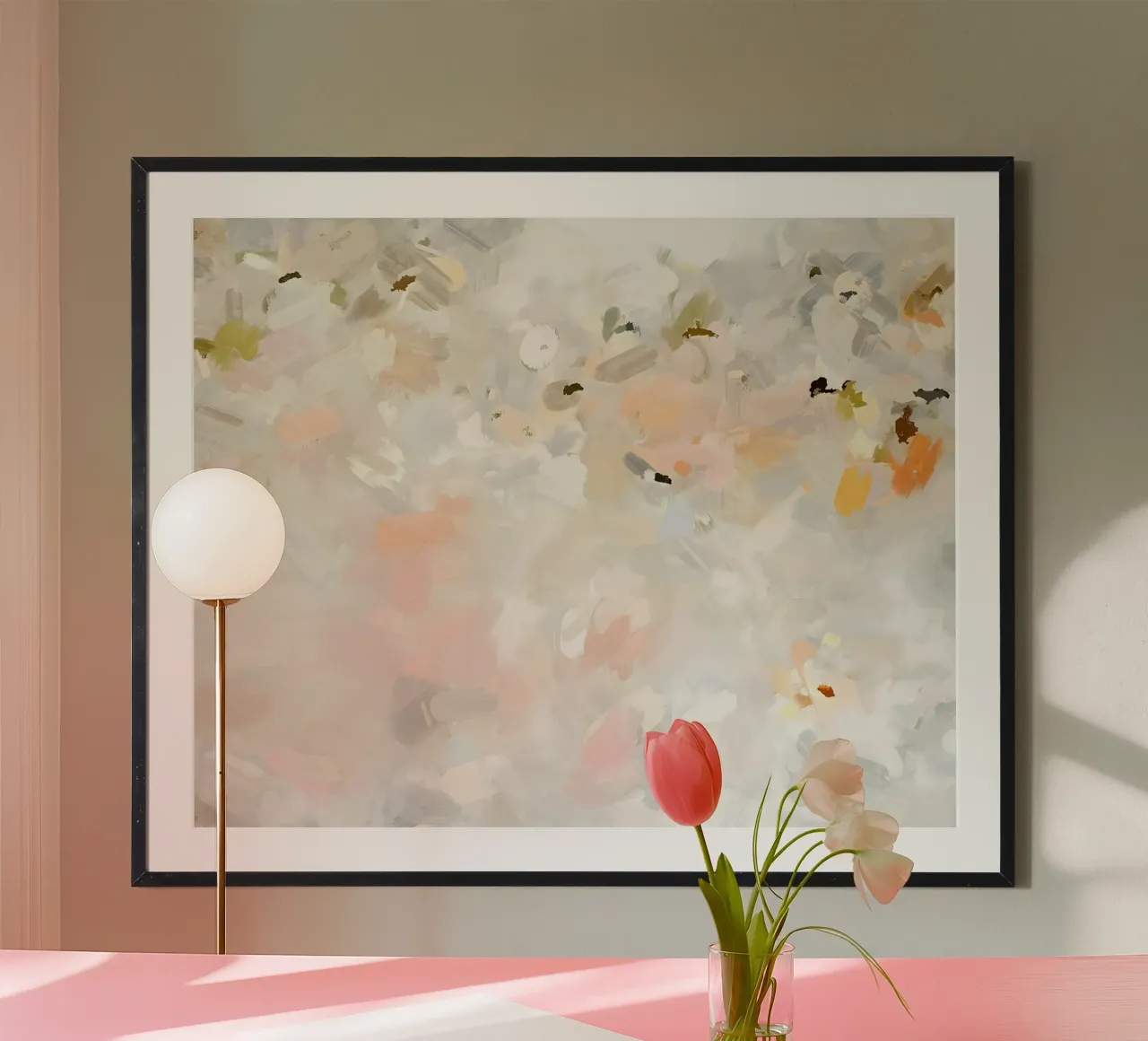 Dopo la pioggia poster con telaio in alluminio da 83oranges