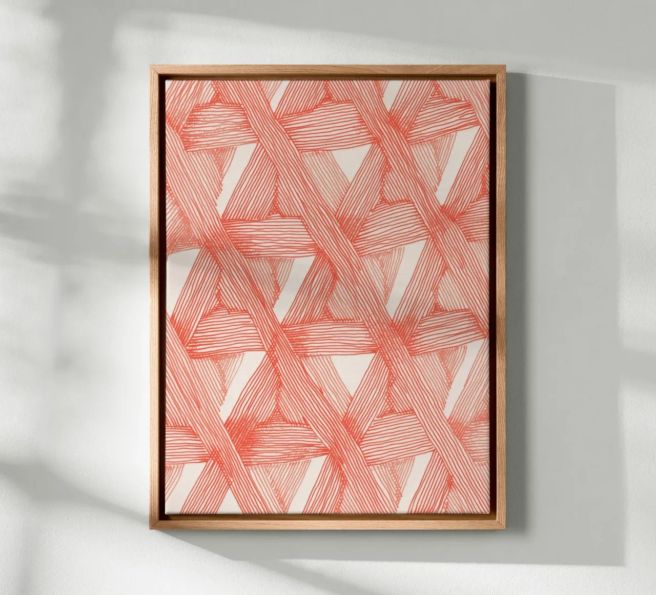 Tangle Pattern tela con Cornice a cassetta da treechild
