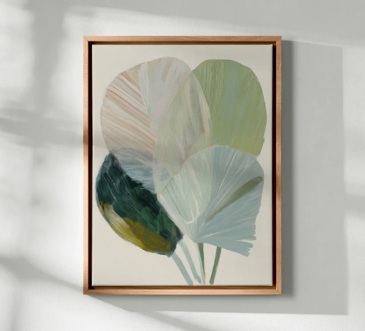 Pastel Botanics tela con Cornice a cassetta da treechild