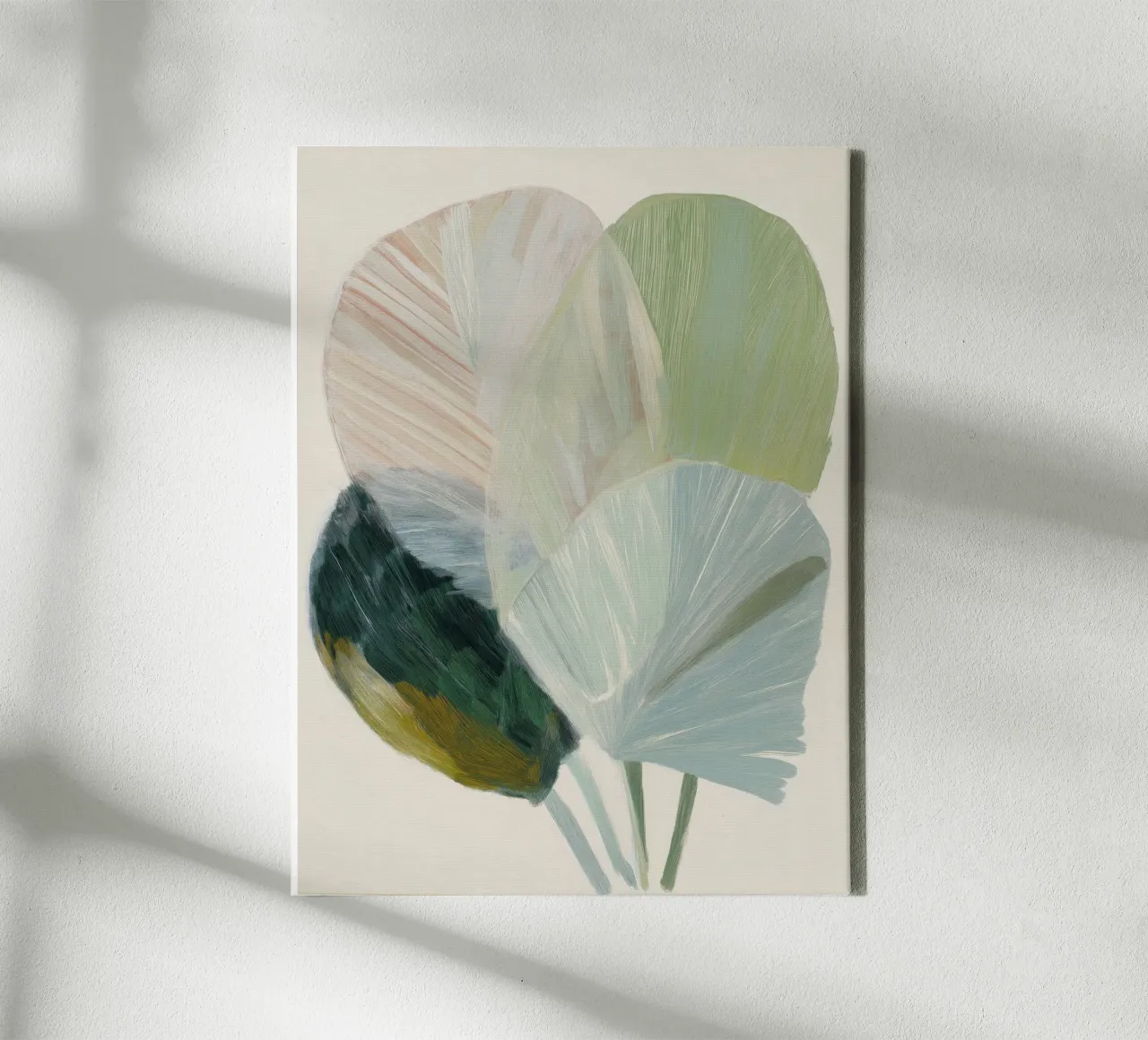 Pastel Botanics tela con Cornice a cassetta da treechild