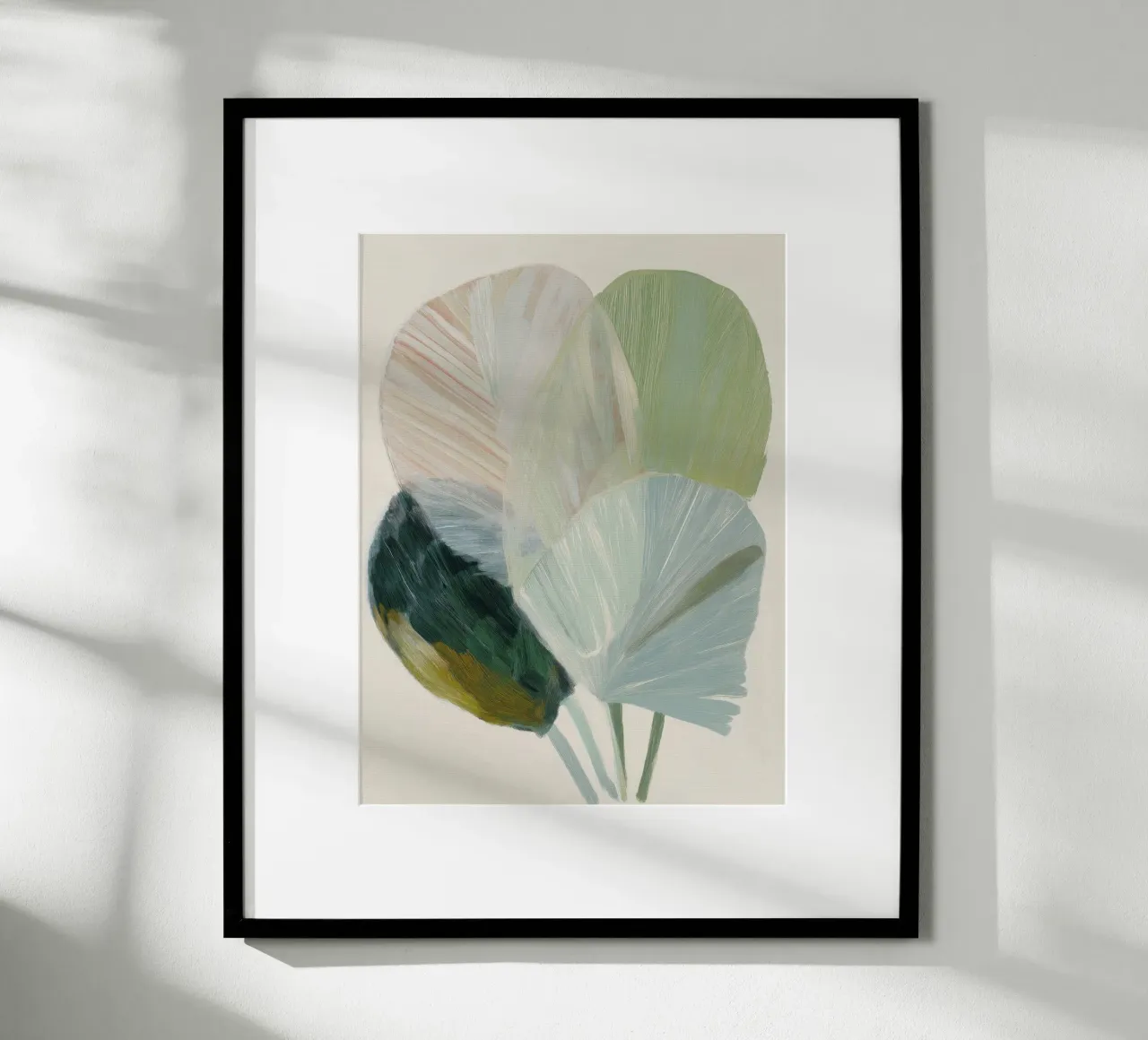 Pastel Botanics poster con telaio in plastica da treechild