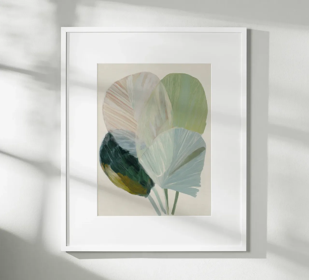 Pastel Botanics poster con telaio in plastica da treechild