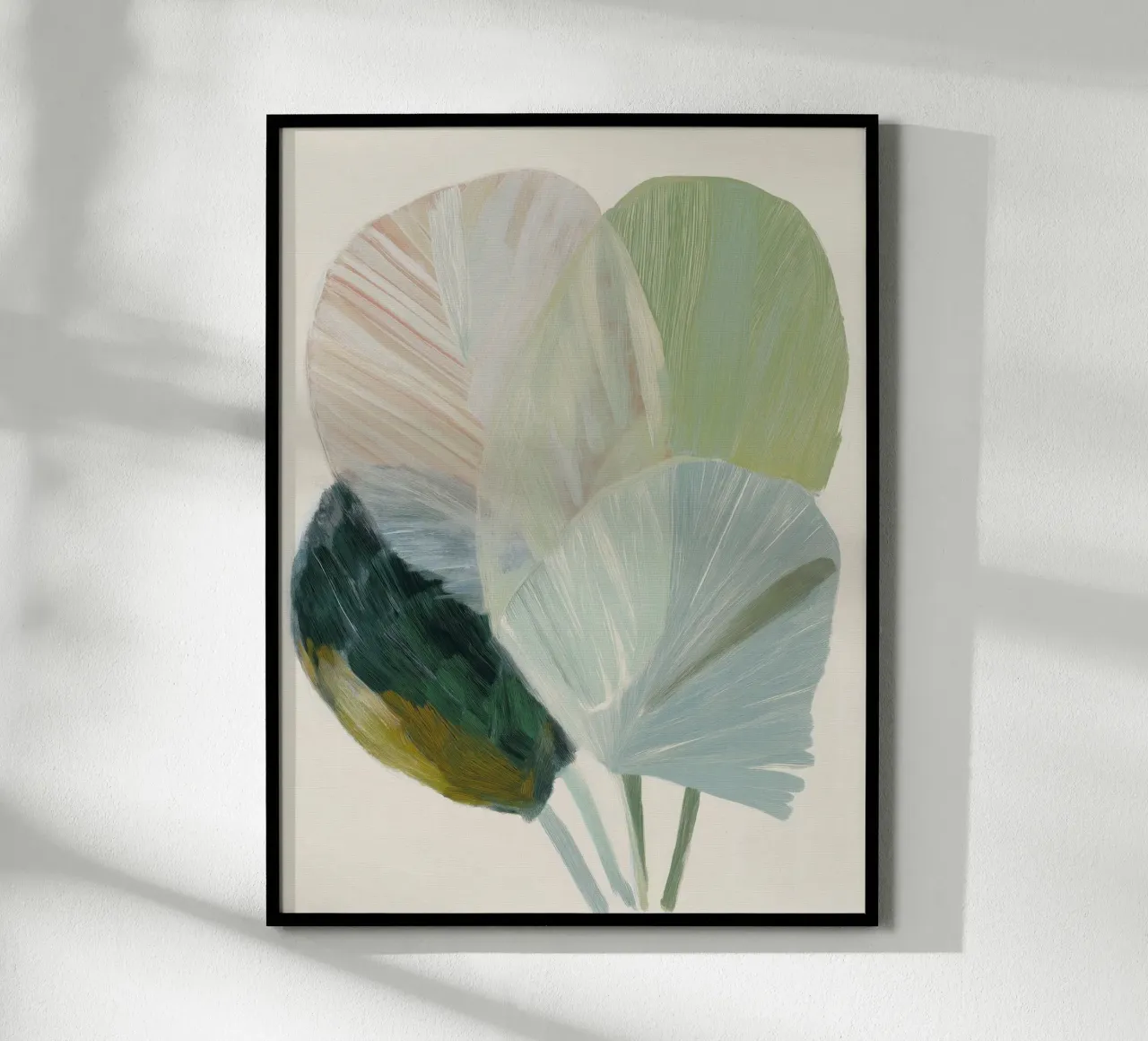 Pastel Botanics poster con telaio in plastica da treechild