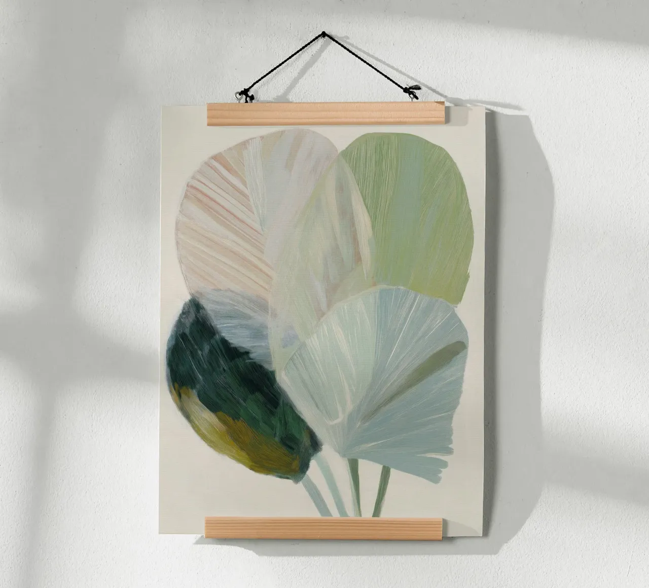 Pastel Botanics poster con telaio in plastica da treechild