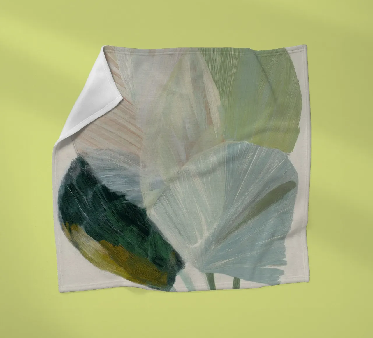 Pastel Botanics coperta in pile da treechild